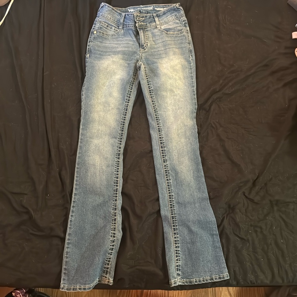 Boot Cut Blue Jeans